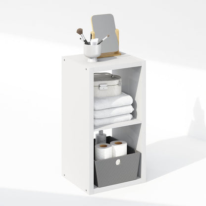 Cubic Open Back Multipurpose Clothing & Closet Storage Organizer Shelf
