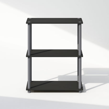 Turn-N-Tube 3-Tier Multipurpose Compact Display Rack, Shelving Unit, Bookcase