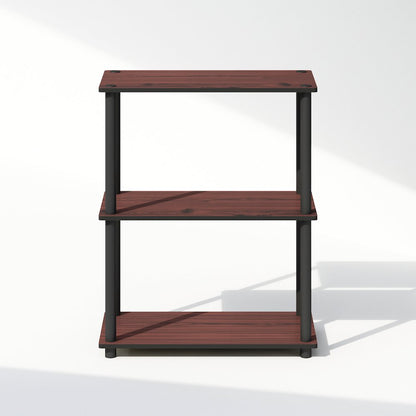 Turn-N-Tube 3-Tier Multipurpose Compact Display Rack, Shelving Unit, Bookcase