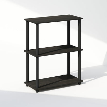 Turn-N-Tube 3-Tier Multipurpose Compact Display Rack, Shelving Unit, Bookcase