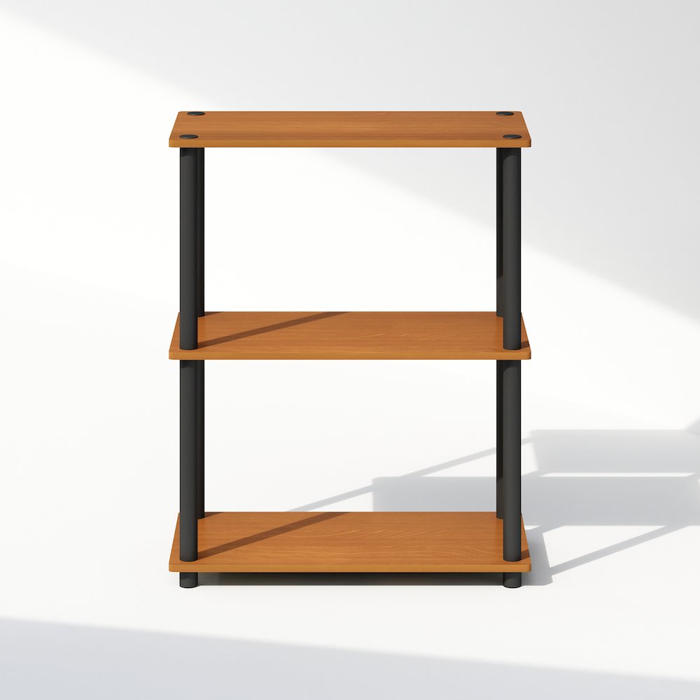 Turn-N-Tube 3-Tier Multipurpose Compact Display Rack, Shelving Unit, Bookcase