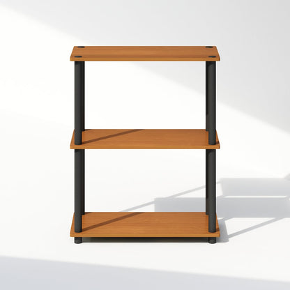 Turn-N-Tube 3-Tier Multipurpose Compact Display Rack, Shelving Unit, Bookcase