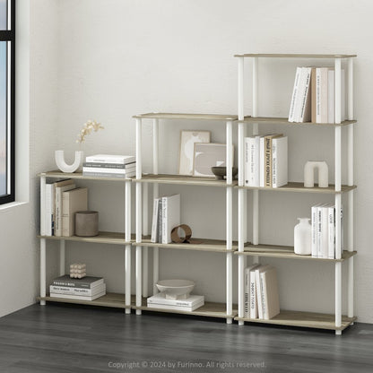 Turn-N-Tube 5-Tier Multipurpose Compact Display Rack, Shelving Unit, Bookcase