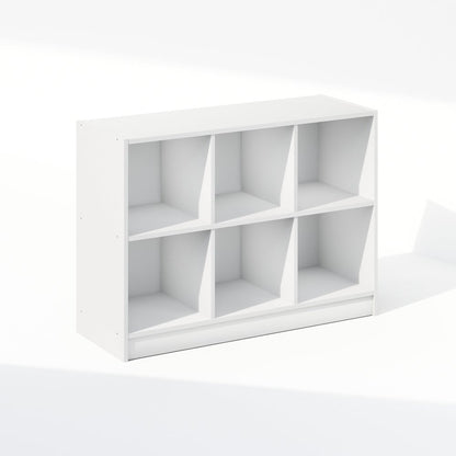 Basic 3x2 Cube Organizer Shelf Storage, Bookcase, White