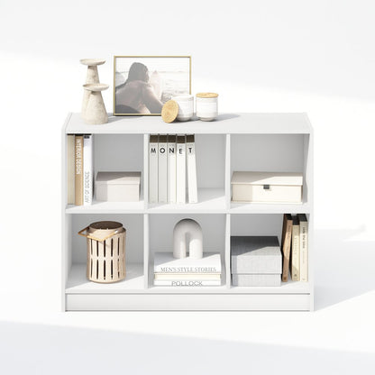 Basic 3x2 Cube Organizer Shelf Storage, Bookcase, White