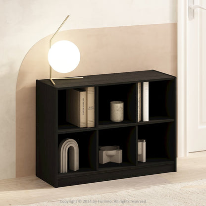Basic 3x2 Cube Organizer Shelf Storage, Bookcase, Espresso