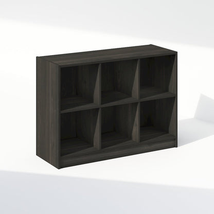 Basic 3x2 Cube Organizer Shelf Storage, Bookcase, Espresso