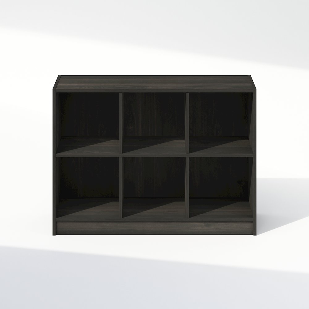 Basic 3x2 Cube Organizer Shelf Storage, Bookcase, Espresso
