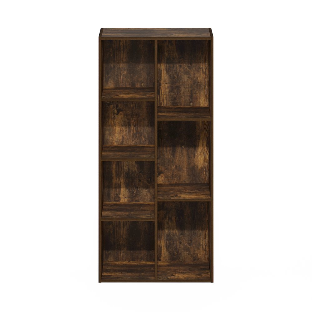 Luder 7-Cube Reversible Open Shelf, Amber Pine