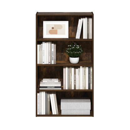Pasir 4 Tier Open Shelf, Amber Pine