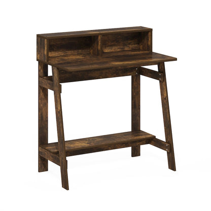 Simplistic A Frame Computer Desk, Amber Pine