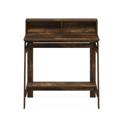 Simplistic A Frame Computer Desk, Amber Pine