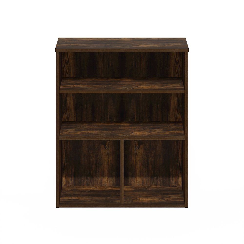 Pasir 3 Tier Display Bookcase, Amber Pine