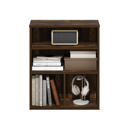 Pasir 3 Tier Display Bookcase, Amber Pine