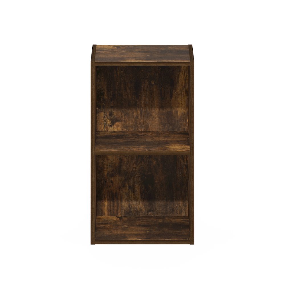 Pasir 2-Tier Open Shelf Bookcase, Amber Pine