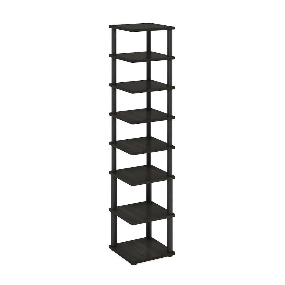 8-Tier Vertical Space Saving Free Standing Shoe Tower, Shoe Rack