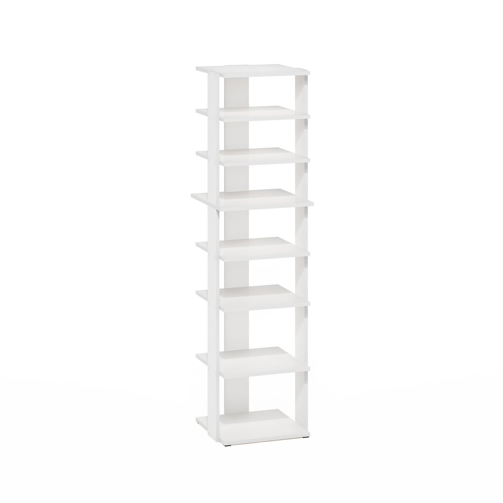 8-Tier Vertical Space Saving Free Standing Shoe Tower, Shoe Rack