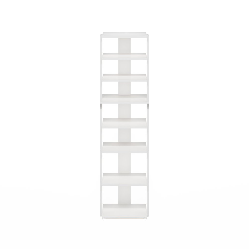 8-Tier Vertical Space Saving Free Standing Shoe Tower, Shoe Rack
