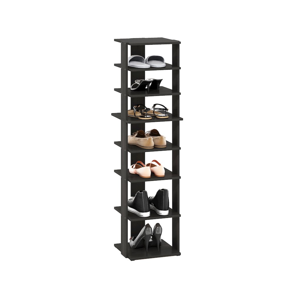 8-Tier Vertical Space Saving Free Standing Shoe Tower, Shoe Rack