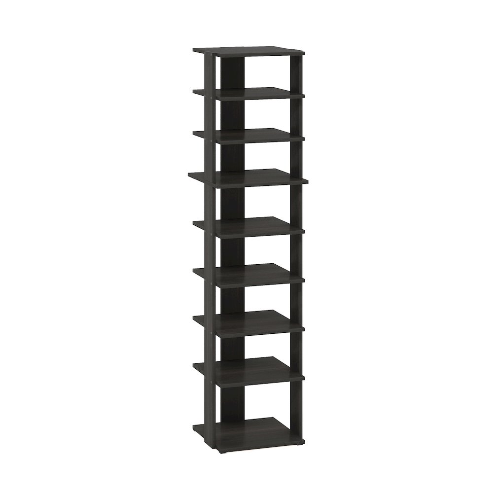 9-Tier Vertical Space Saving Free Standing Shoe Tower, Shoe Rack