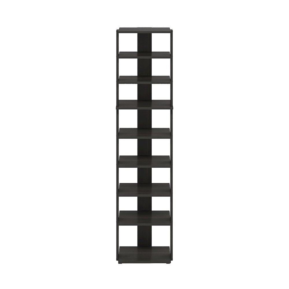 9-Tier Vertical Space Saving Free Standing Shoe Tower, Shoe Rack