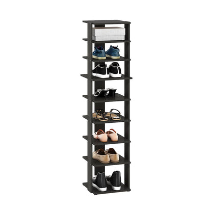 9-Tier Vertical Space Saving Free Standing Shoe Tower, Shoe Rack