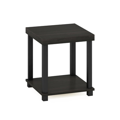 Turn-N-Tube Classic 2-Tier End Table, Side Table, Espresso/Black