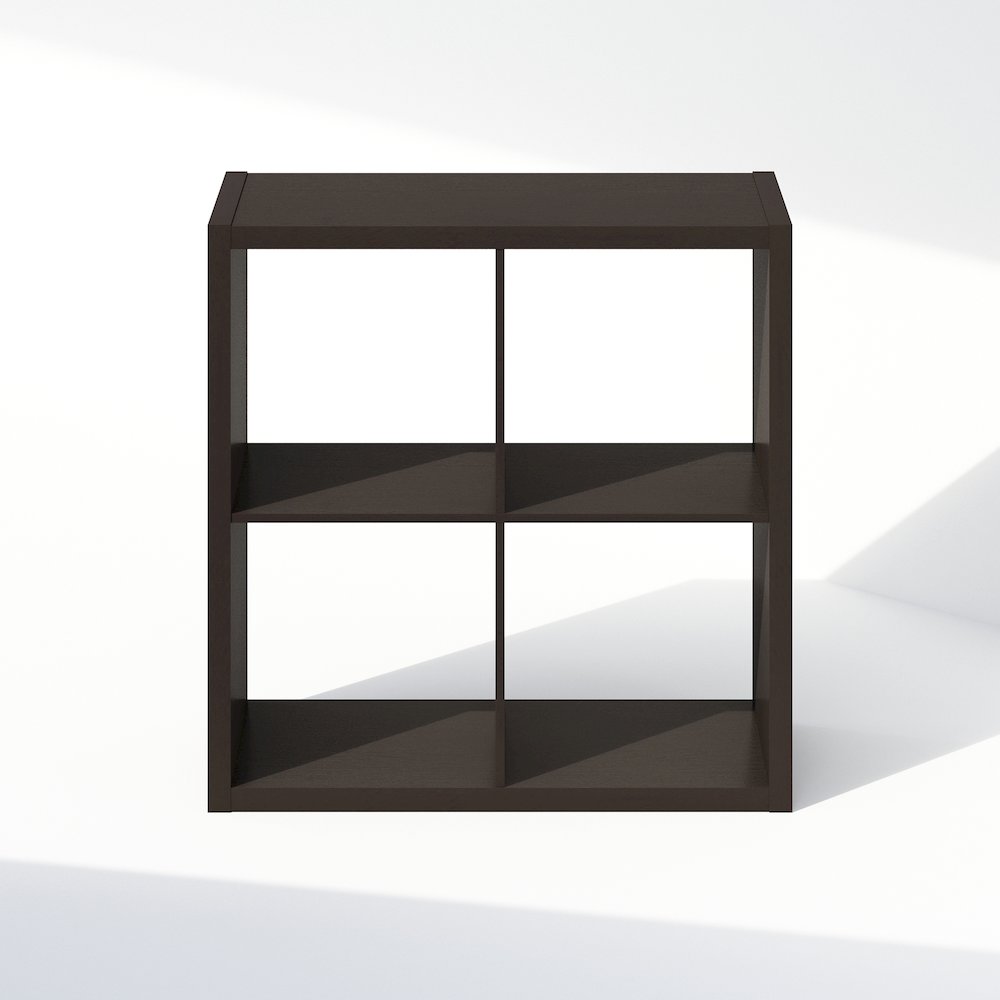 Cubic Open Back Multipurpose Clothing & Closet Storage Organizer Shelf