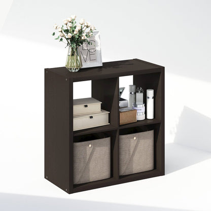Cubic Open Back Multipurpose Clothing & Closet Storage Organizer Shelf