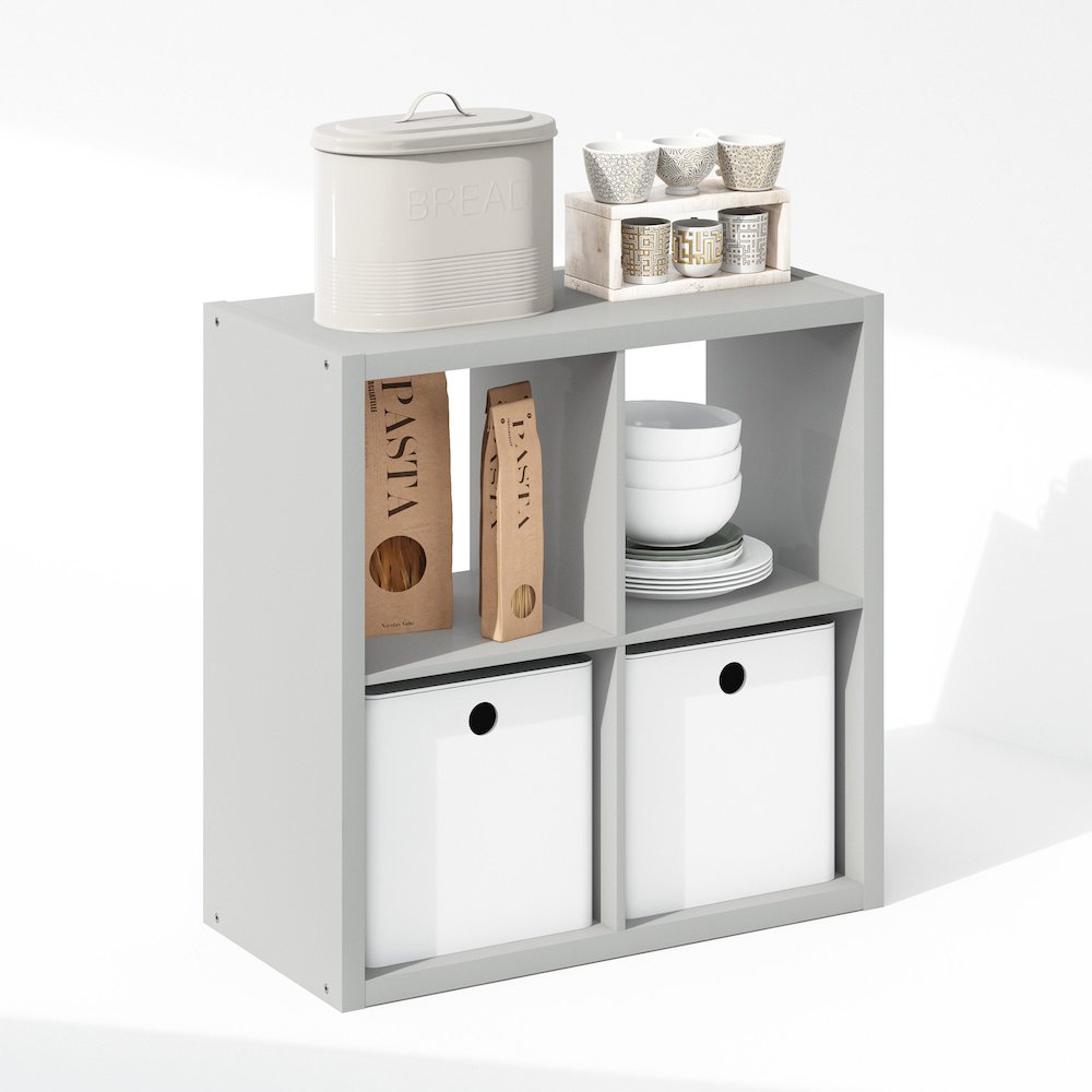 Cubic Open Back Multipurpose Clothing & Closet Storage Organizer Shelf