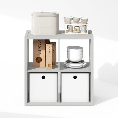 Cubic Open Back Multipurpose Clothing & Closet Storage Organizer Shelf