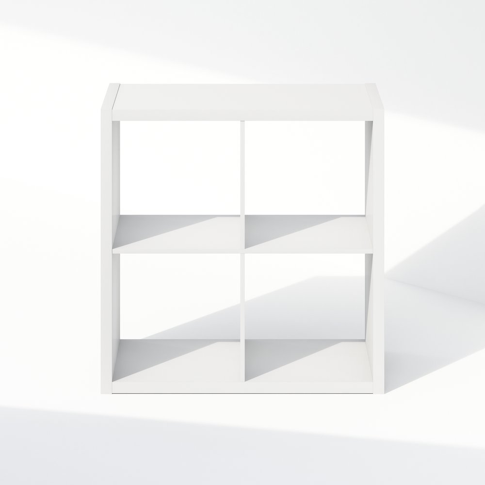 Cubic Open Back Multipurpose Clothing & Closet Storage Organizer Shelf