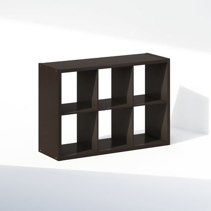 Cubic Open Back Multipurpose Clothing & Closet Storage Organizer Shelf