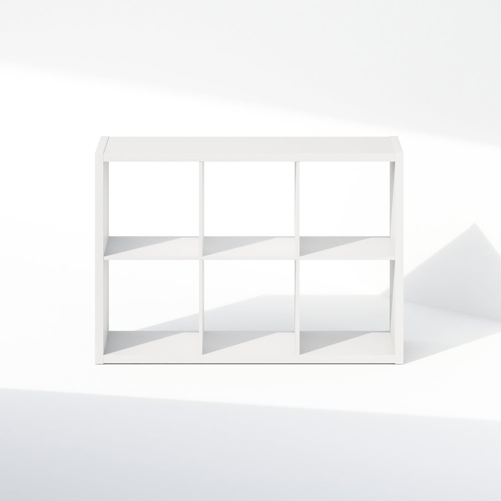Cubic Open Back Multipurpose Clothing & Closet Storage Organizer Shelf