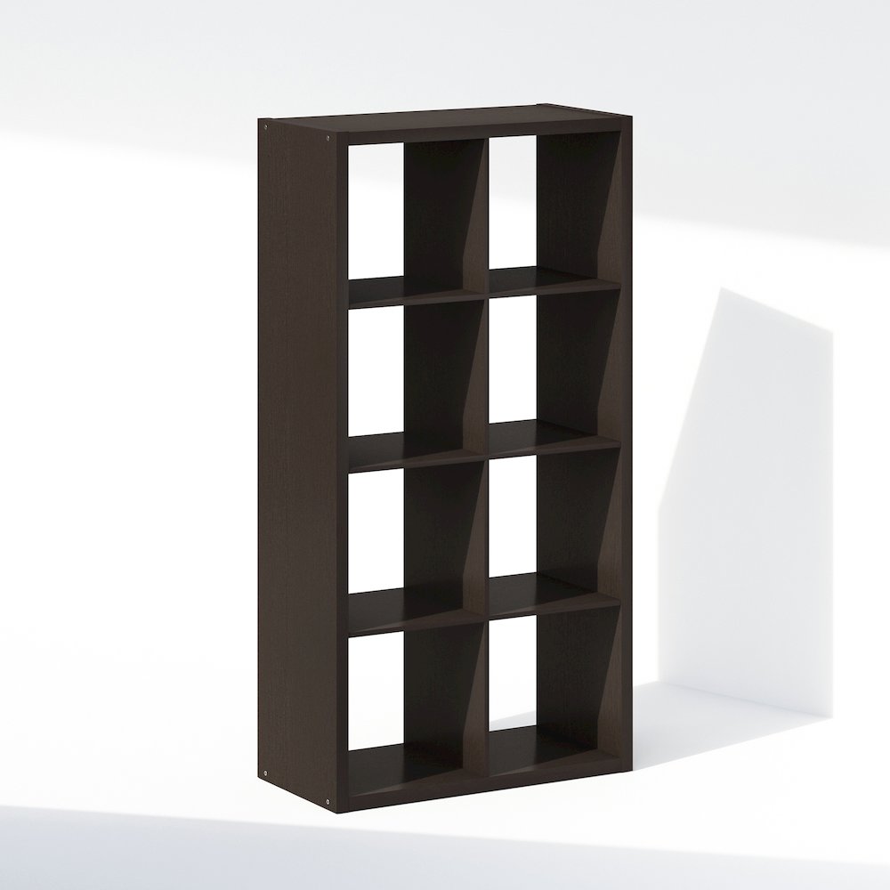 Cubic Open Back Multipurpose Clothing & Closet Storage Organizer Shelf