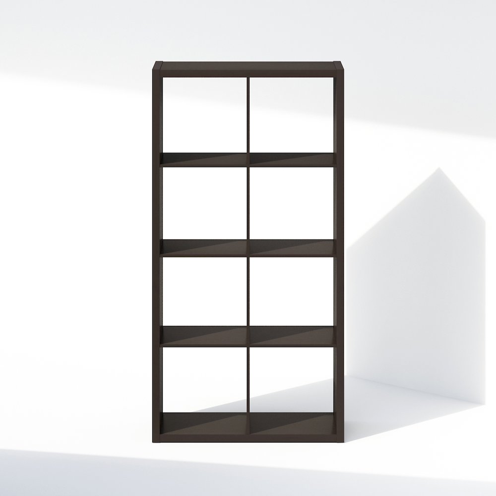 Cubic Open Back Multipurpose Clothing & Closet Storage Organizer Shelf