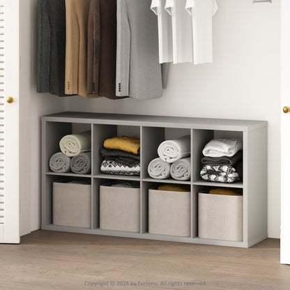 Cubic Open Back Multipurpose Clothing & Closet Storage Organizer Shelf