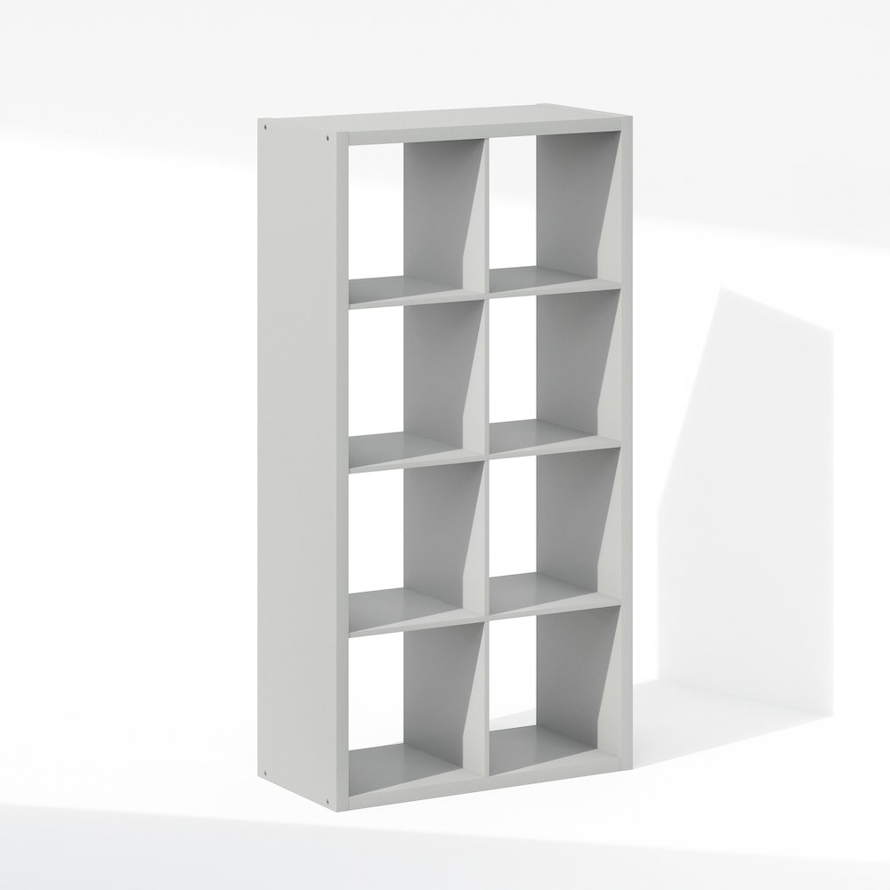 Cubic Open Back Multipurpose Clothing & Closet Storage Organizer Shelf