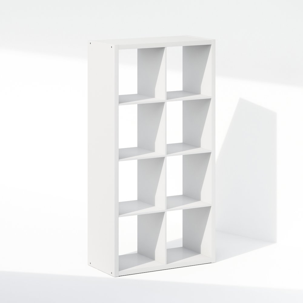 Cubic Open Back Multipurpose Clothing & Closet Storage Organizer Shelf