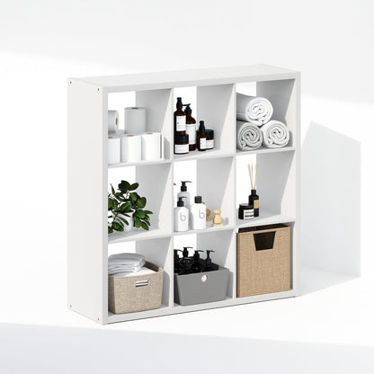 Cubic Open Back Multipurpose Clothing & Closet Storage Organizer Shelf