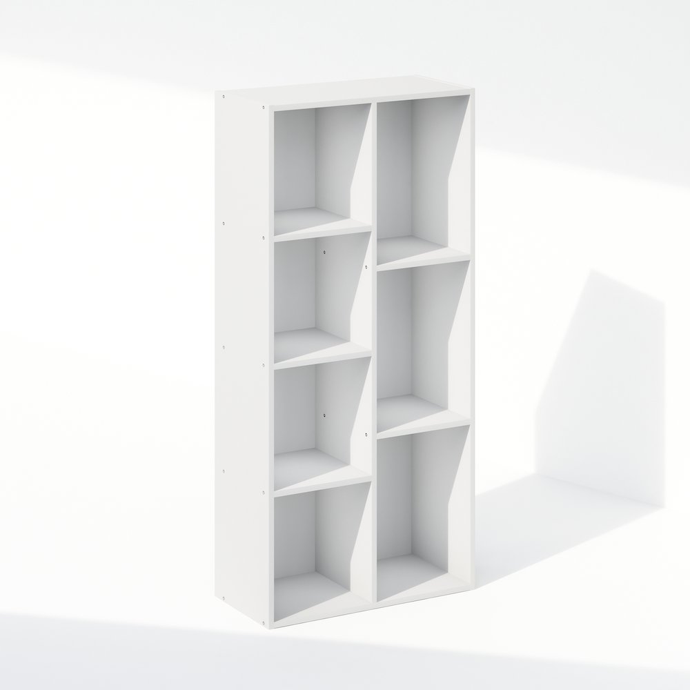 Reed 7-Cube Multipurpose Open Shelf Clothing & Closet Storage Organization
