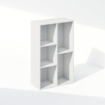 Reed 5-Cube Multipurpose Open Shelf Clothing & Closet Storage Organization
