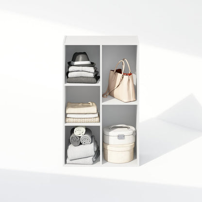 Reed 5-Cube Multipurpose Open Shelf Clothing & Closet Storage Organization