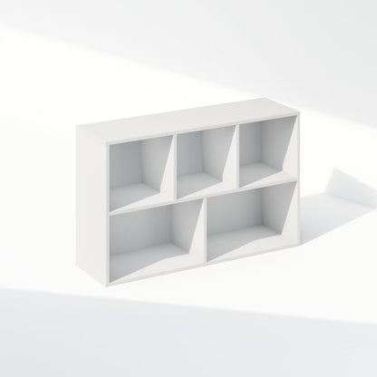 Reed 5-Cube Multipurpose Open Shelf Clothing & Closet Storage Organization