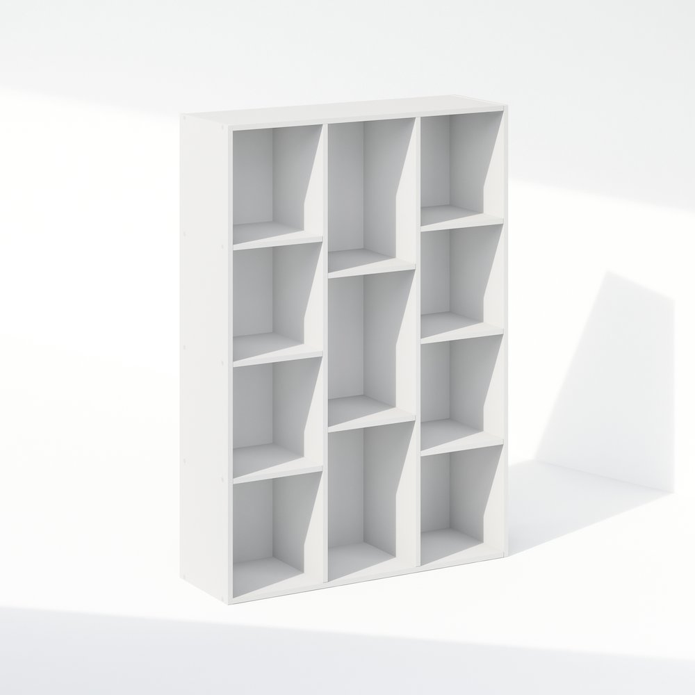 Reed 11-Cube Multipurpose Open Shelf Clothing & Closet Storage Organization