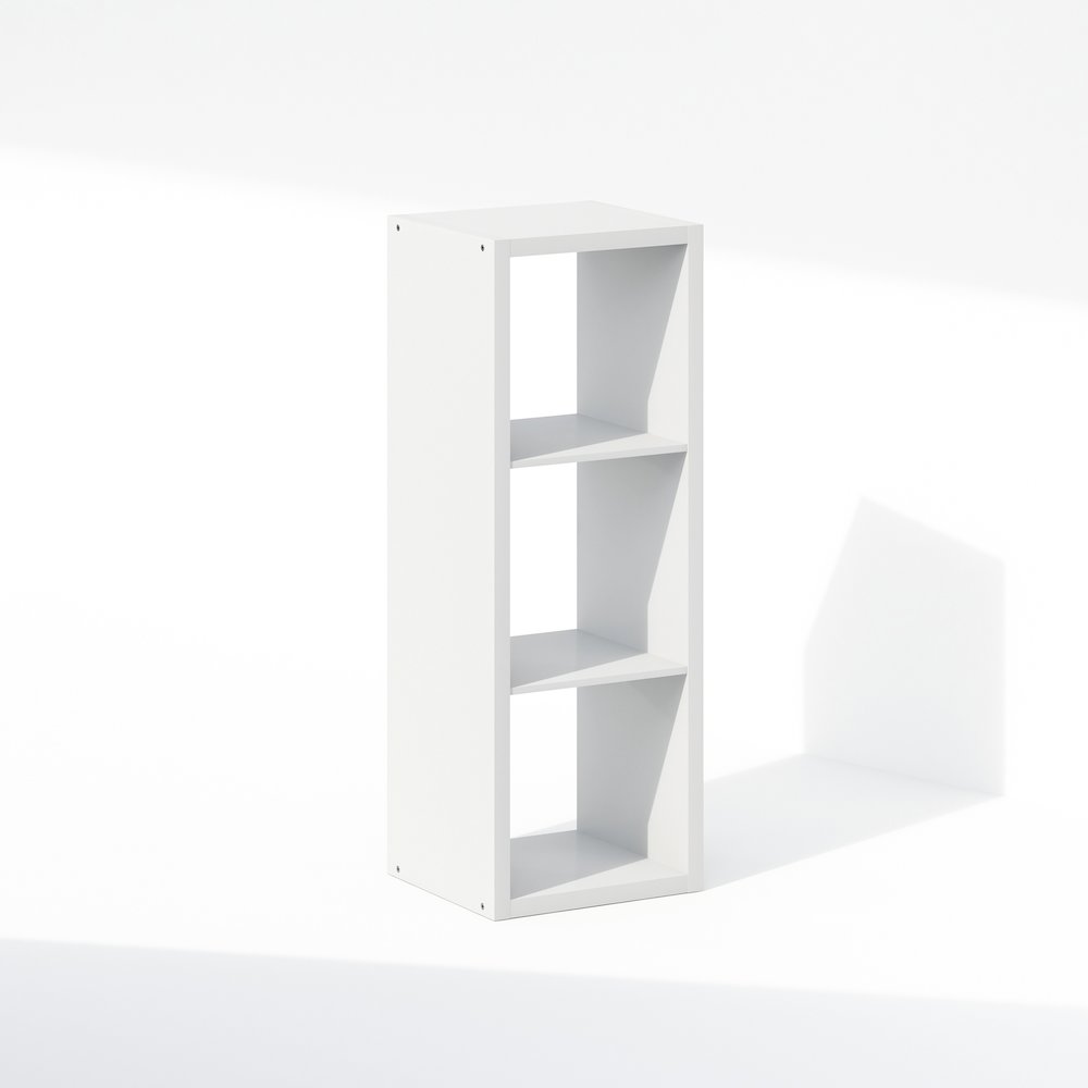 Cubic Open Back Multipurpose Clothing & Closet Storage Organizer Shelf