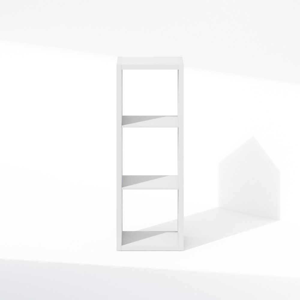 Cubic Open Back Multipurpose Clothing & Closet Storage Organizer Shelf