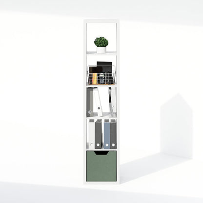 Cubic Open Back Multipurpose Clothing & Closet Storage Organizer Shelf