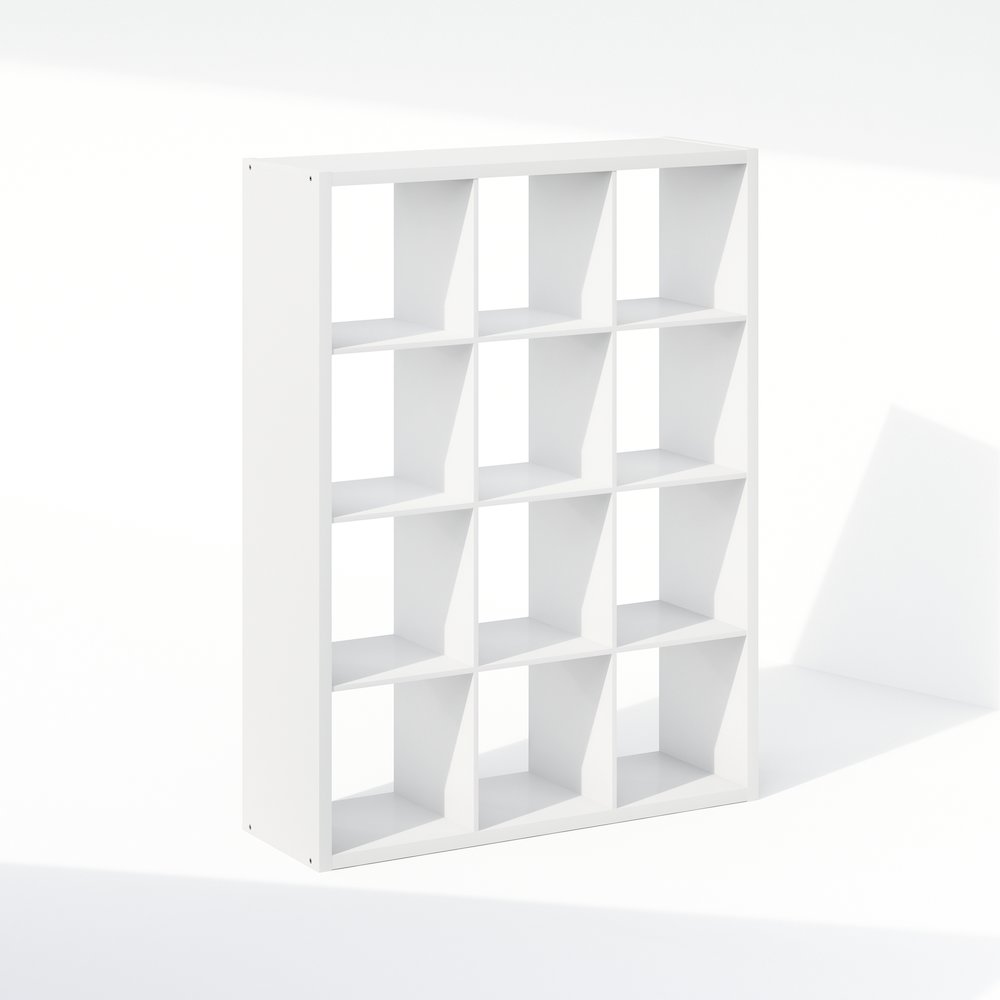 Cubic Open Back Multipurpose Clothing & Closet Storage Organizer Shelf