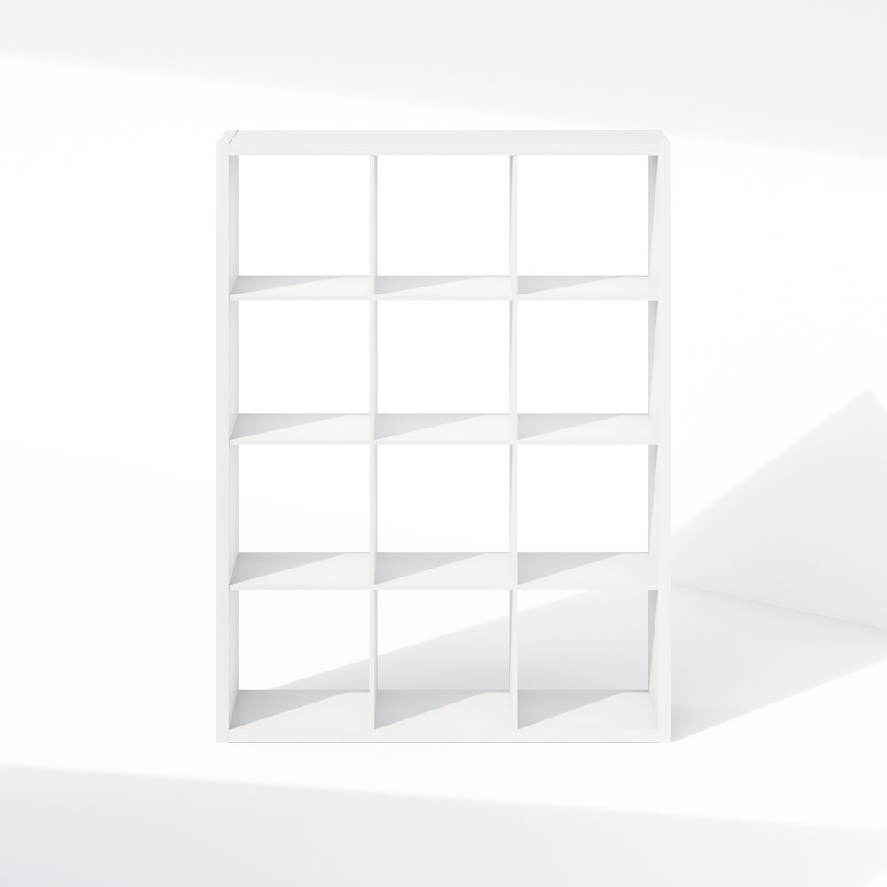 Cubic Open Back Multipurpose Clothing & Closet Storage Organizer Shelf